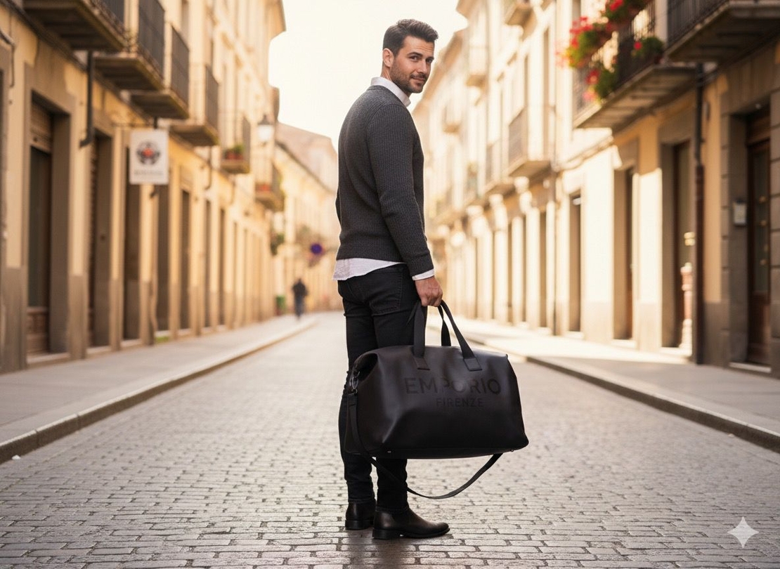 Emporio Valentini - תיק שחור  firenze BAG