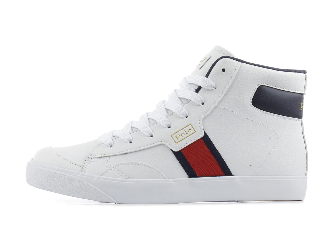 Polo - GWEVIN MID WHITE/NAVY/RED