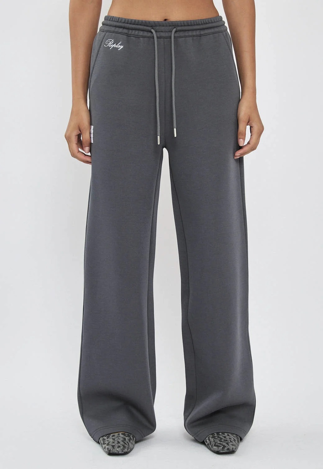 REPLAY - חליפה לנשים בצבע אפור