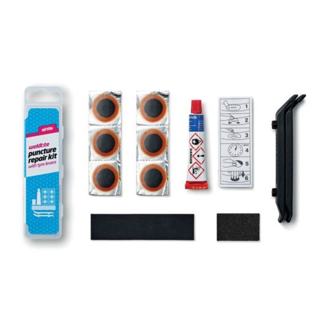 ערכת תיקון פנצ'רים לפנימיות - Weldtite Airtite Puncture Repair Kit