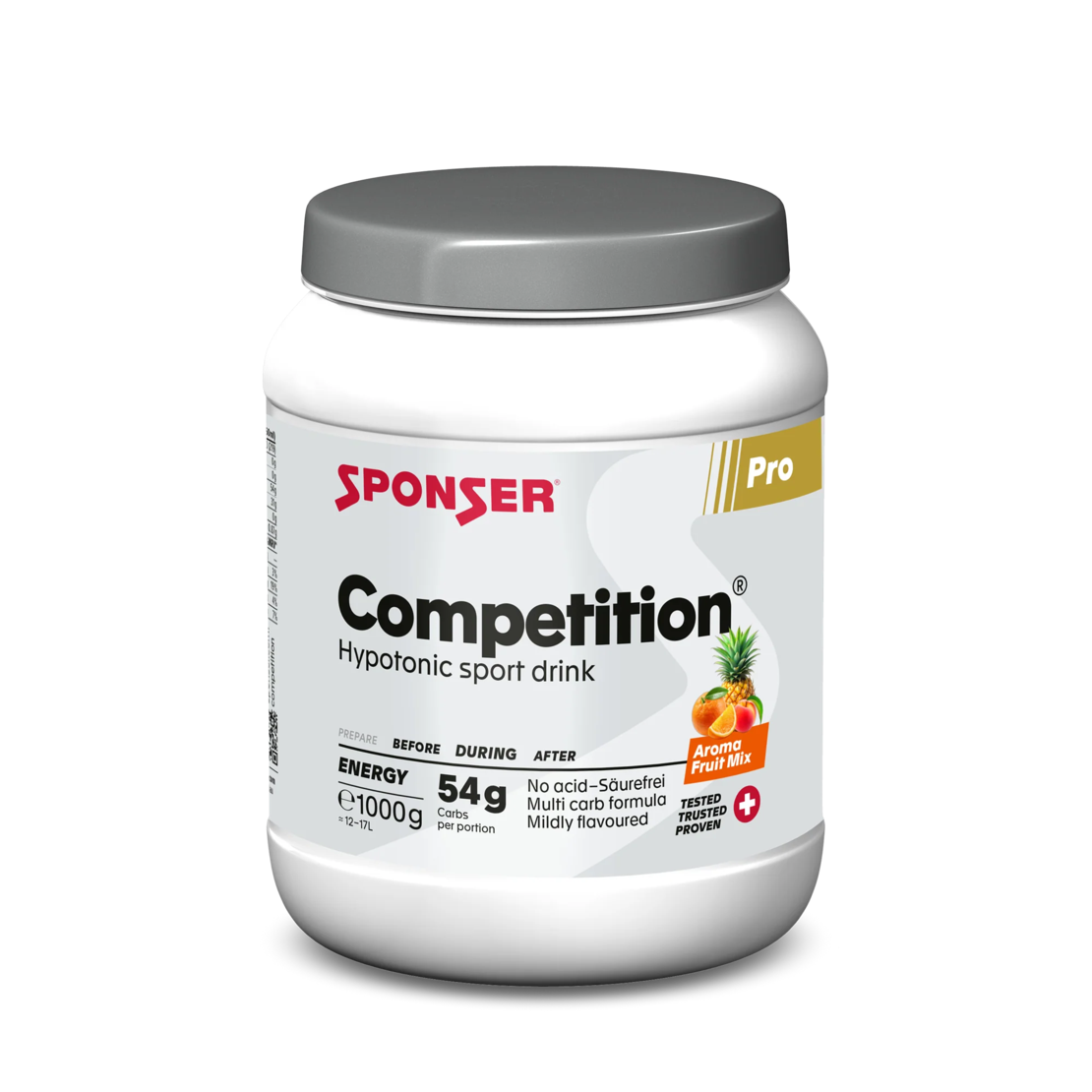 אבקת משקה ספורט היפוטוני מיקס פירות Sponser Competition Fruit Mix