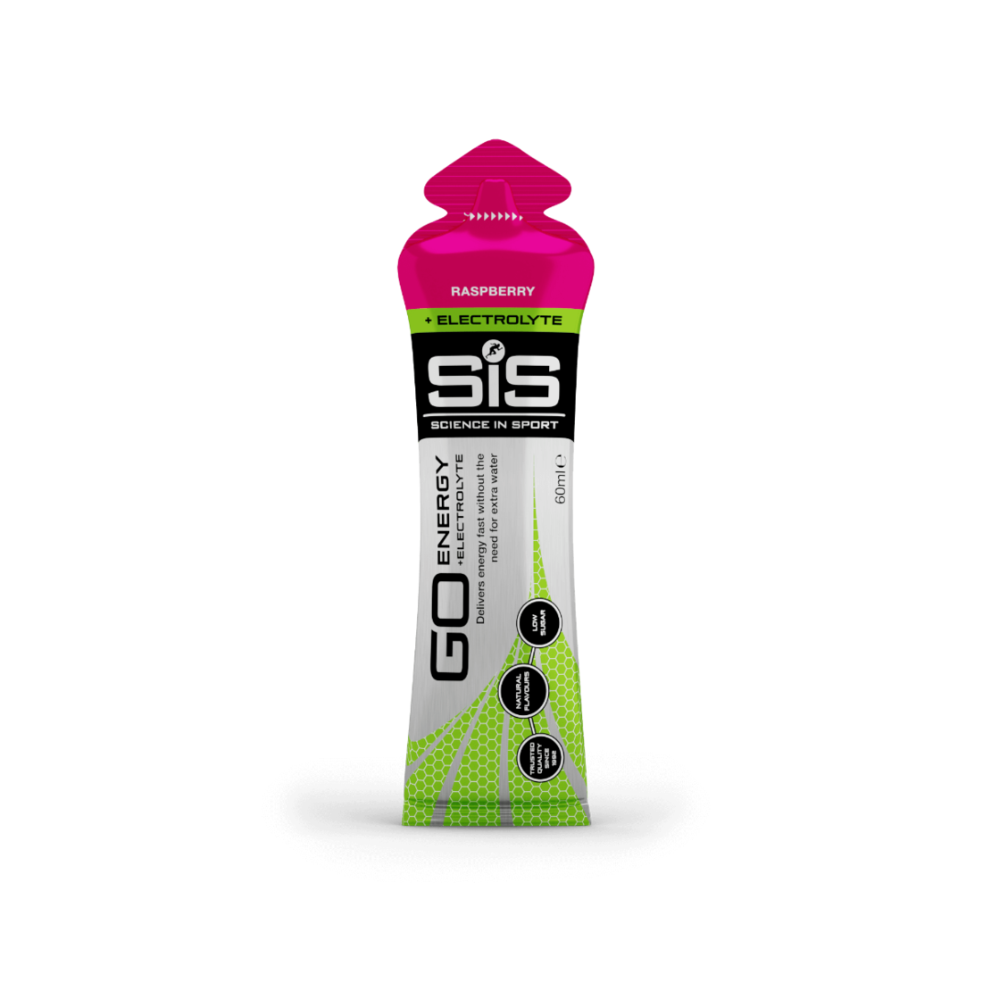 ג'ל אנרגיה + אלקטרוליטים בטעם פטל - SiS GO Energy + Electrolyte Gel