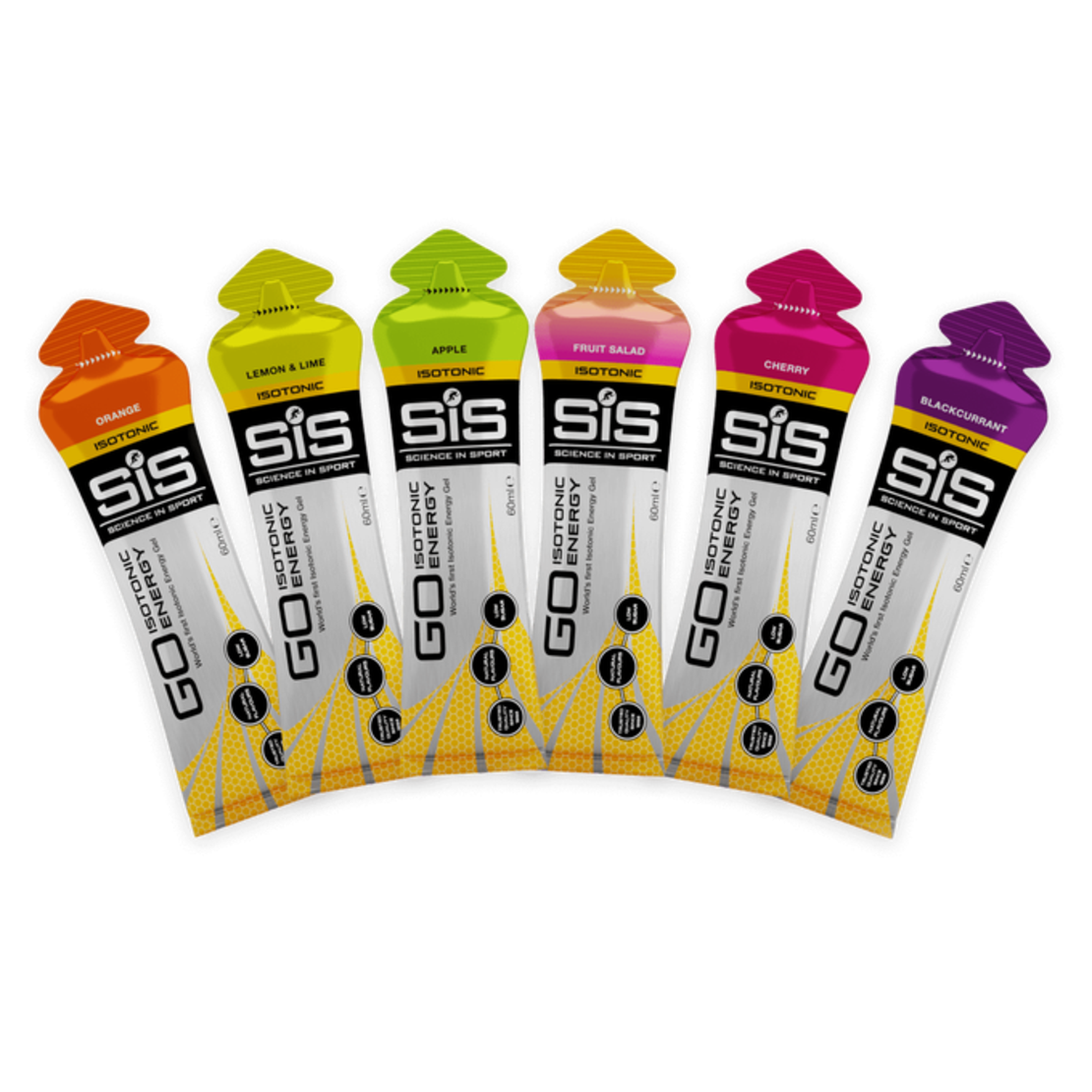 מארז ג'לי אנרגיה איזוטוניים במגוון טעמים SIS GO Isotonic Energy Gels Mixed