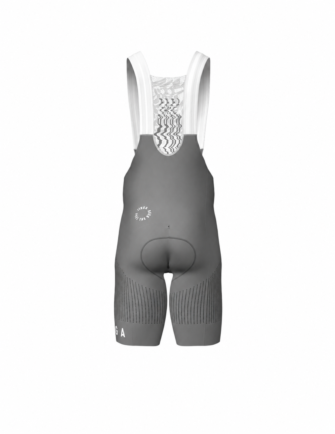 ביב רכיבה לאופניים - Jinga Pro INFERNO II Grey Bib Shorts
