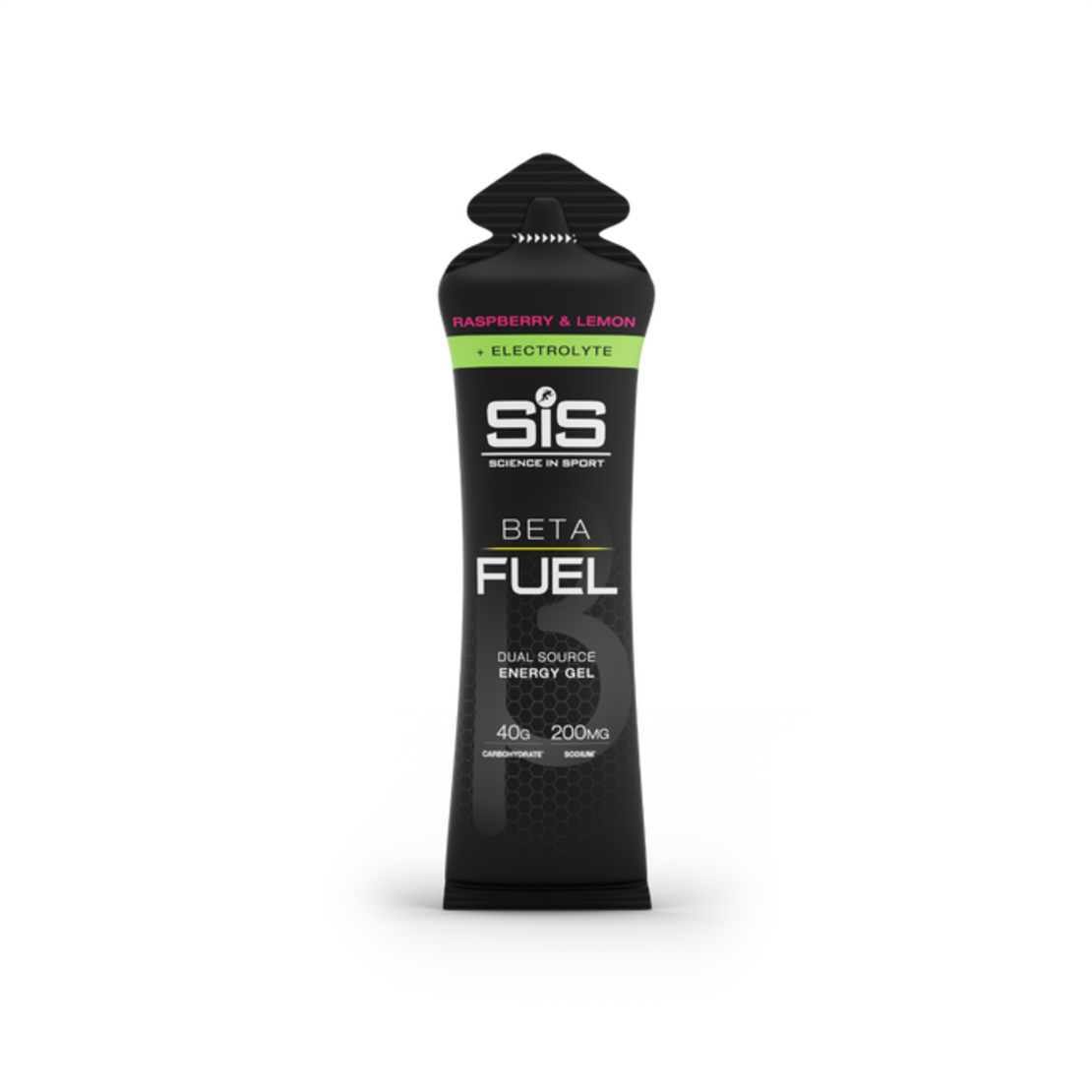 ג'ל אנרגיה בטעם פטל לימון - SiS Beta Fuel + ELECTROLYTE Gel