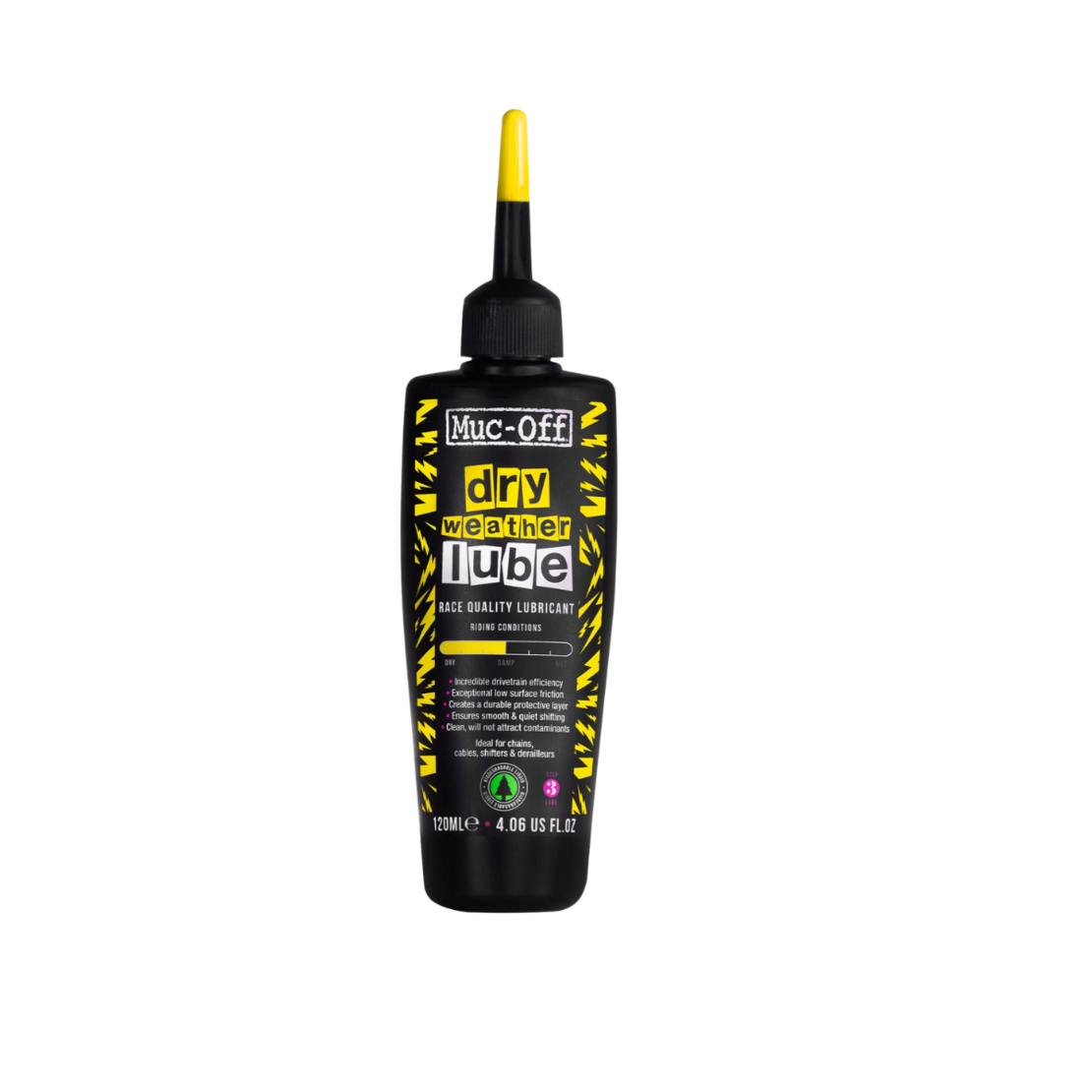 שמן שרשרת יבש לאופניים Muc-Off Chain Lube 120ml