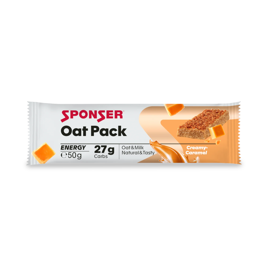 חטיף אנרגיה משיבולת שועל קרמל שמנת - Sponser Oat Pack Creamy-Caramel