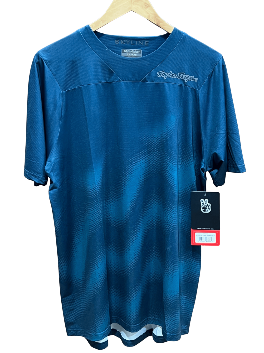 חולצת רכיבה אינדורו  TLD SKYLINE SS צבע כחול