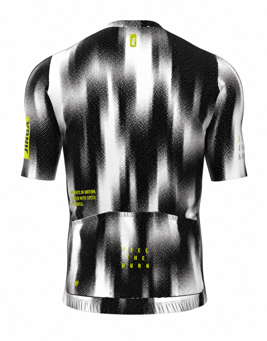 חולצת רכיבה - JINGA FLICKER PRO JERSEY Black
