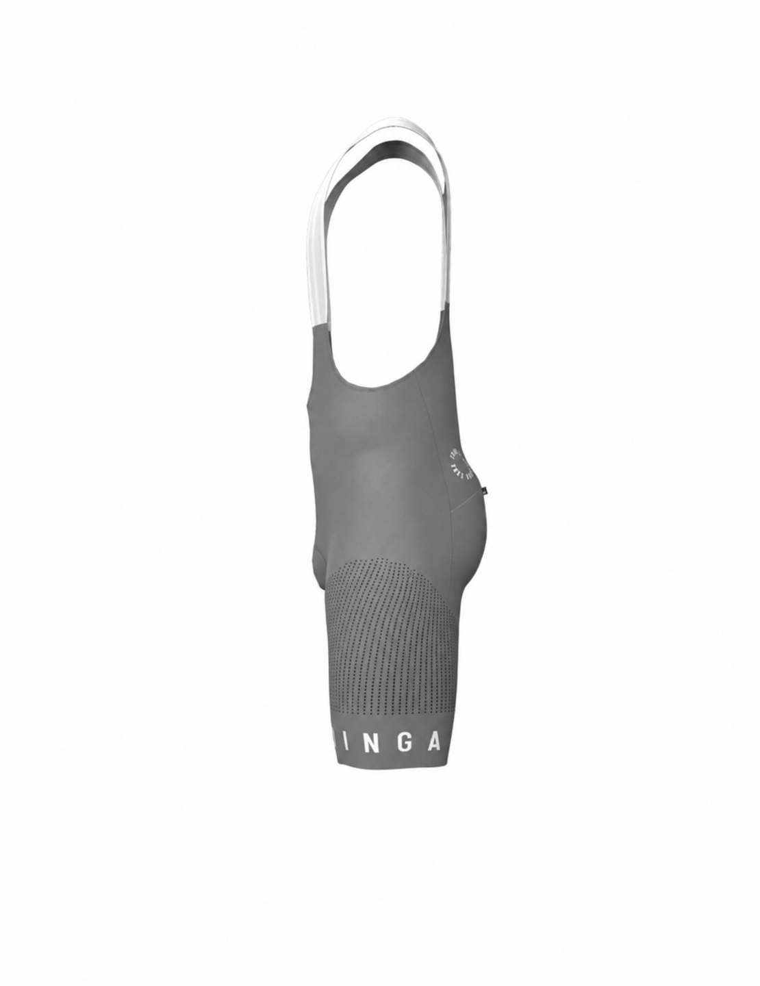 ביב רכיבה לאופניים - Jinga Pro INFERNO II Grey Bib Shorts