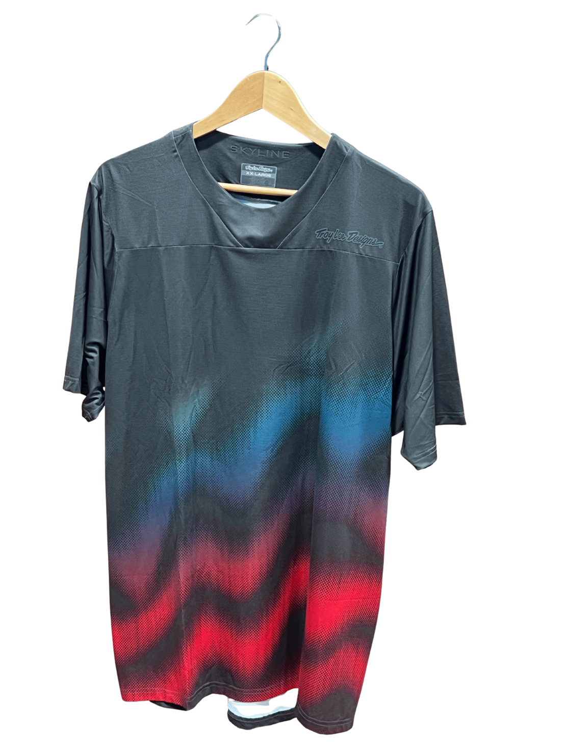 חולצת רכיבה אינדורו  TLD SKYLINE SS צבע ירוק מידה XXL