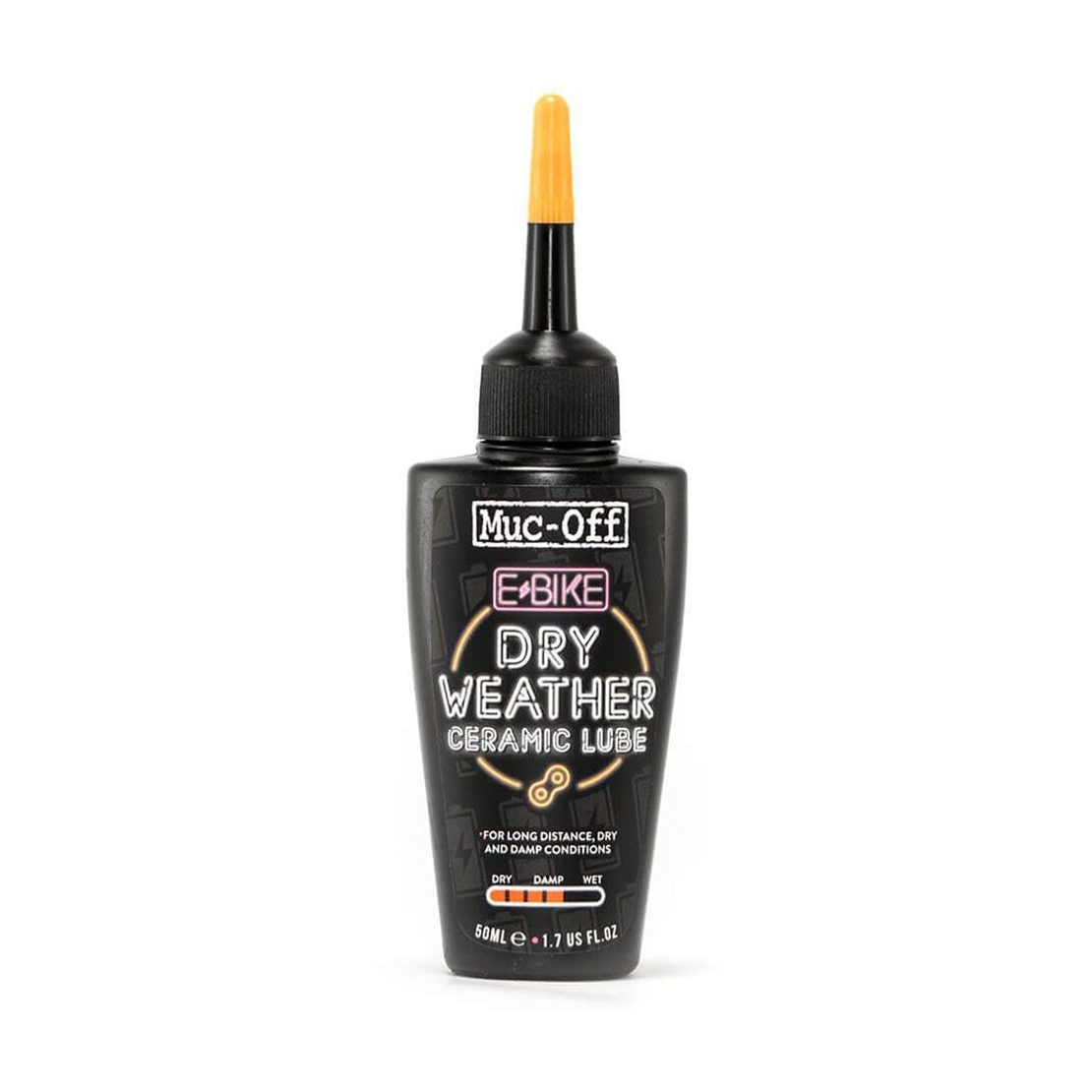 שמן שרשרת לאופניים חשמליים Muc-Off eBike Dry Weather Chain Lube 50ml