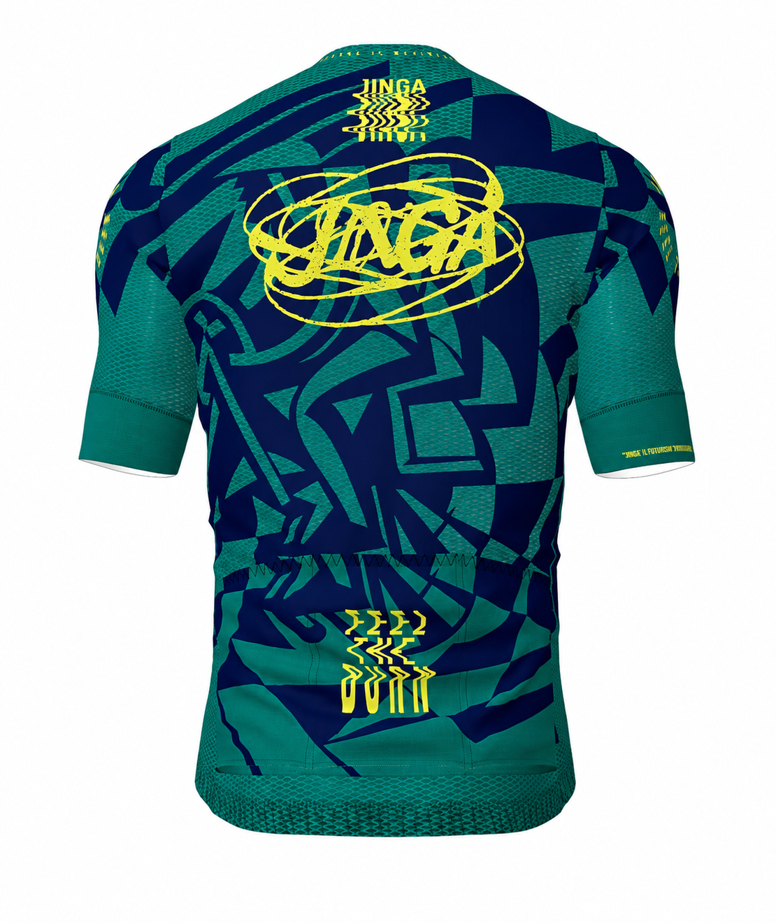 חולצת רכיבה - JINGA Pro Inferno Jersey Green blue