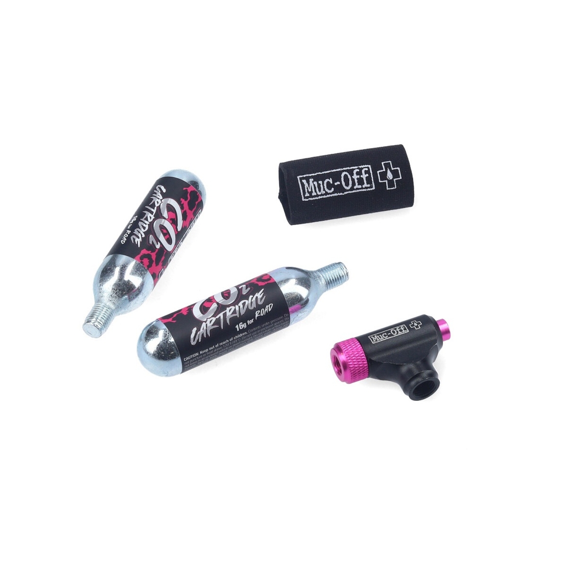 משאבה לאופניים Muc-Off Road CO2 Inflator Kit
