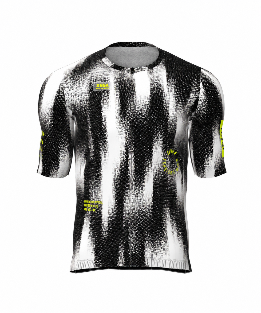 חולצת רכיבה - JINGA FLICKER PRO JERSEY Black