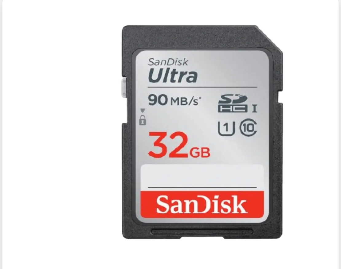כרטיס זיכרון למצלמה SanDisk Ultra 32GB – מהיר ואמין
