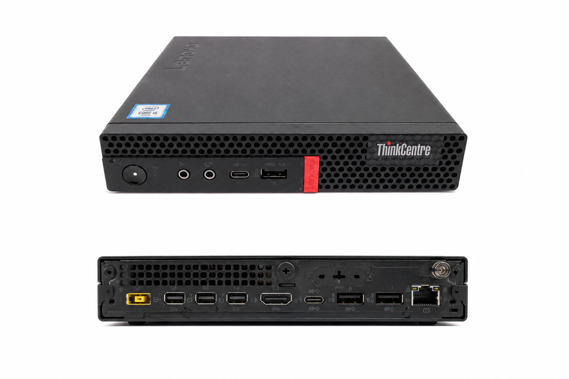מחשב מיני נייח מחודש Lenovo ThinkCentre M720q Tiny | Intel Core i3 דור 9 | 16GB | SSD 256GB | כולל Windows 11 Pro