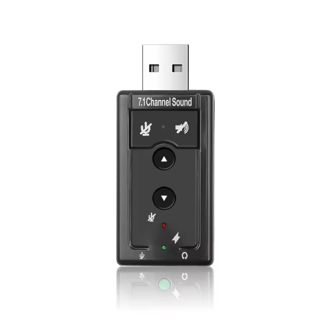 כרטיס קול חיצוני USB – סאונד היקפי 7.1 ערוצים