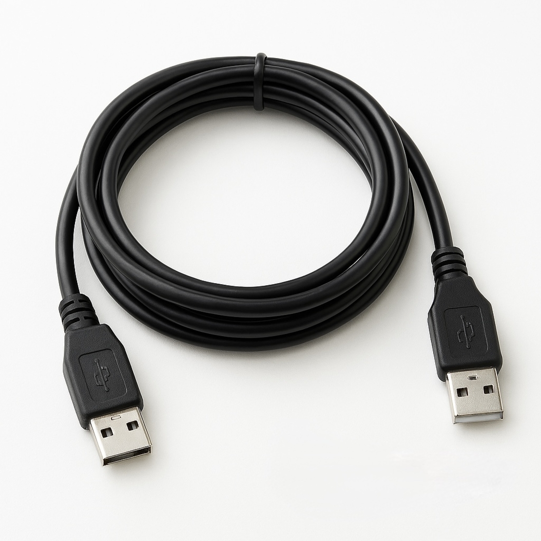 כבל USB זכר לזכר – אורך 1.8 מטר