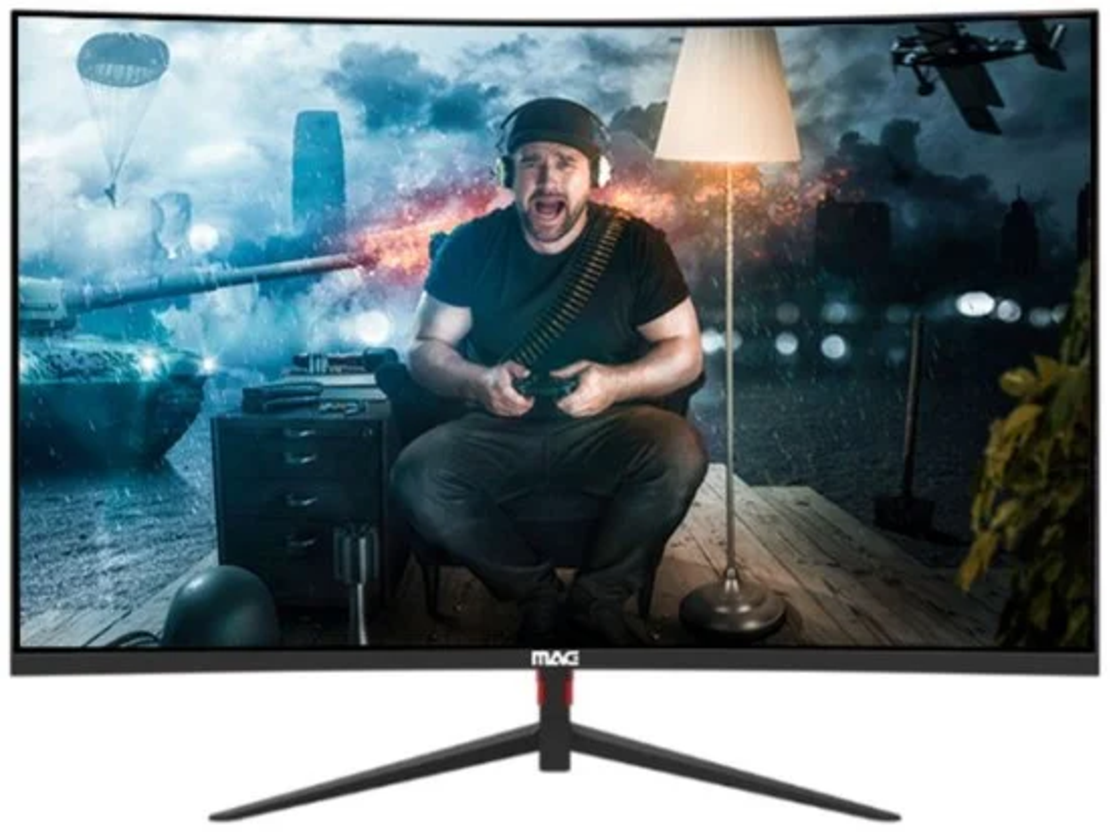 מסך מחשב קעור לגיימינג ‏27 ‏אינץ’ FHD דגם C27F100Y מבית MAG