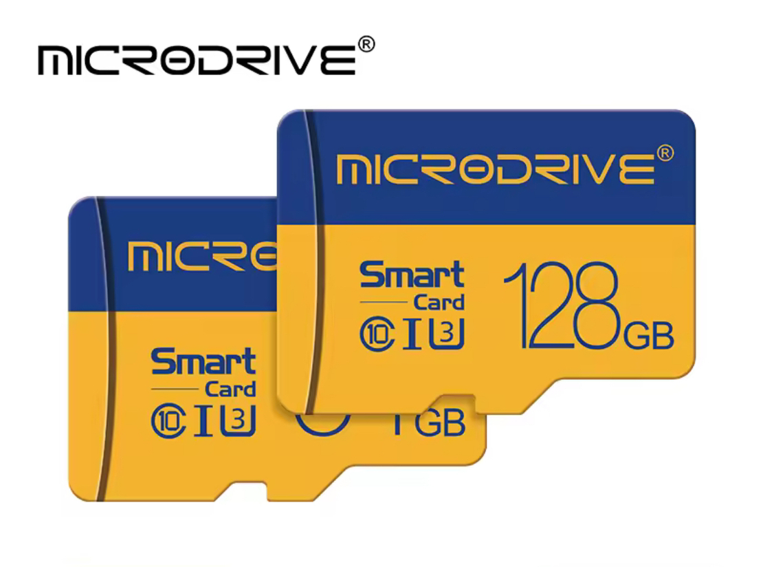 כרטיס זיכרון MicroSD 128GB מבית MicroDrive – מהיר ואמין