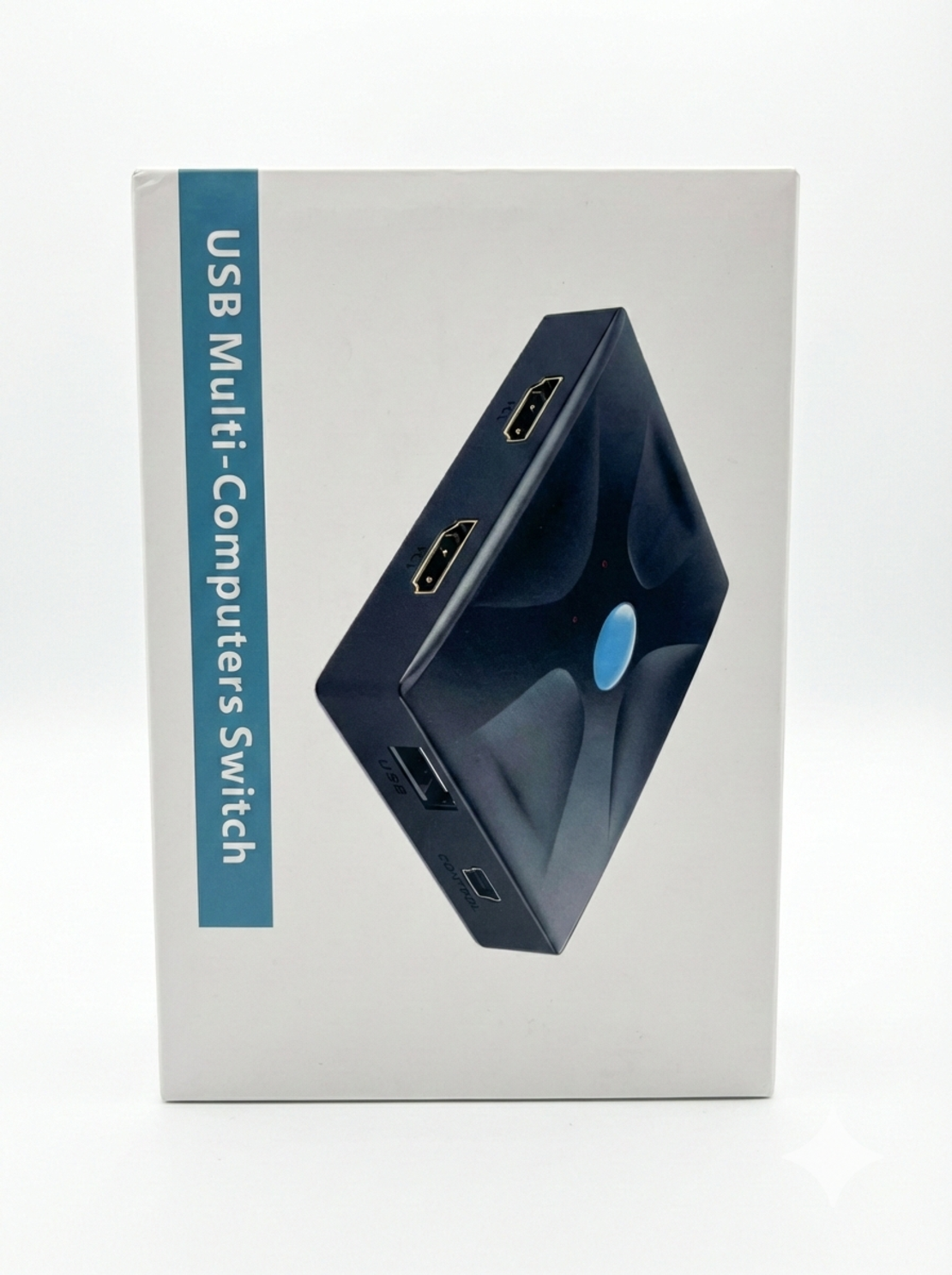 מתג KVM לשני מחשבים (HDMI + USB) מתג מיתוג תומך 4K מבית MT-VIKI