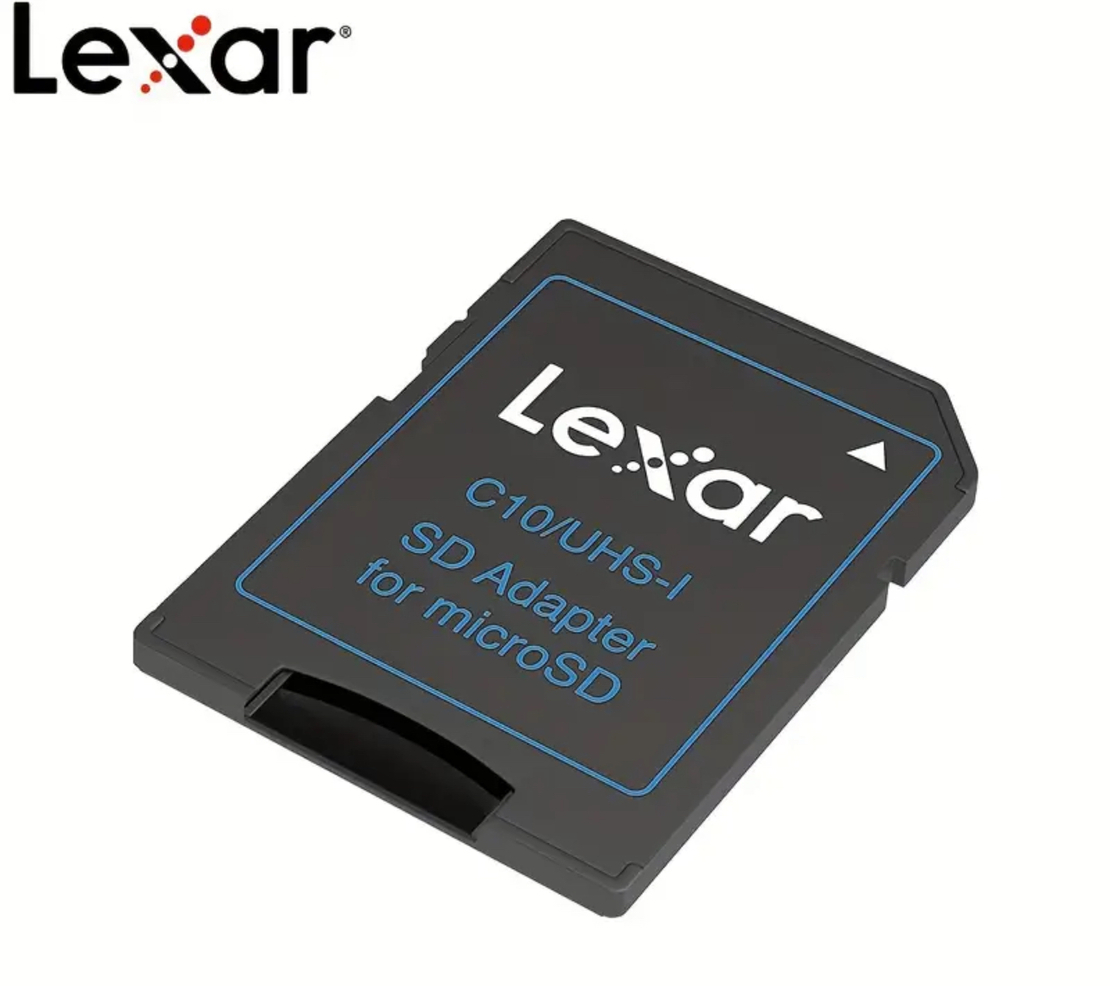 מתאם כרטיס זיכרון Lexar microSD ל-SD