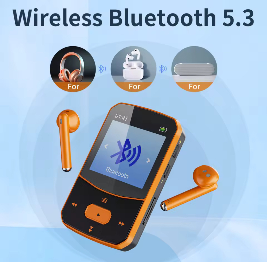 נגן MP3 מתקדם עם Bluetooth – דגם RUIZU X52 (64GB)