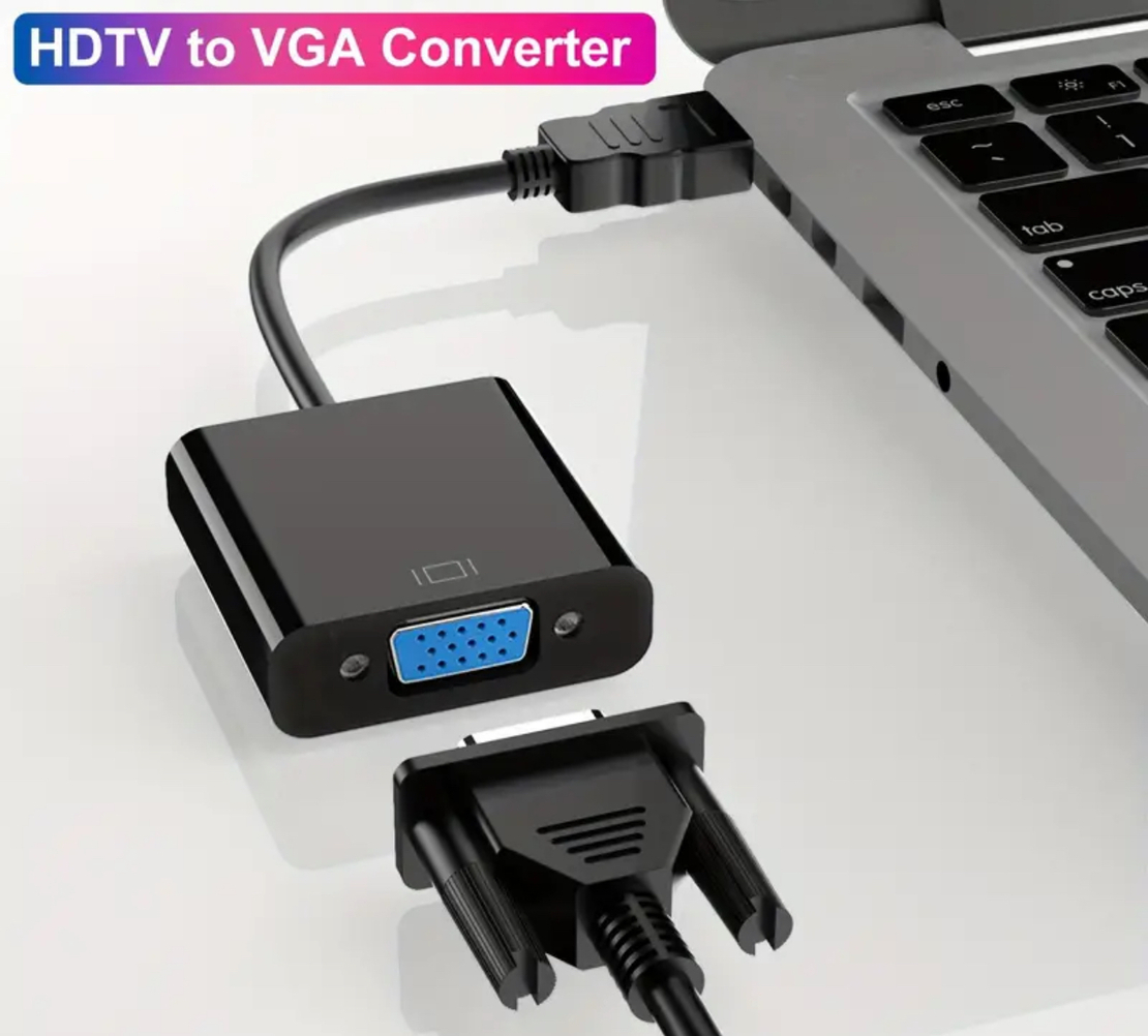 מתאם HDTV (HDMI) ל־VGA עם USB ו-Audio מובנה