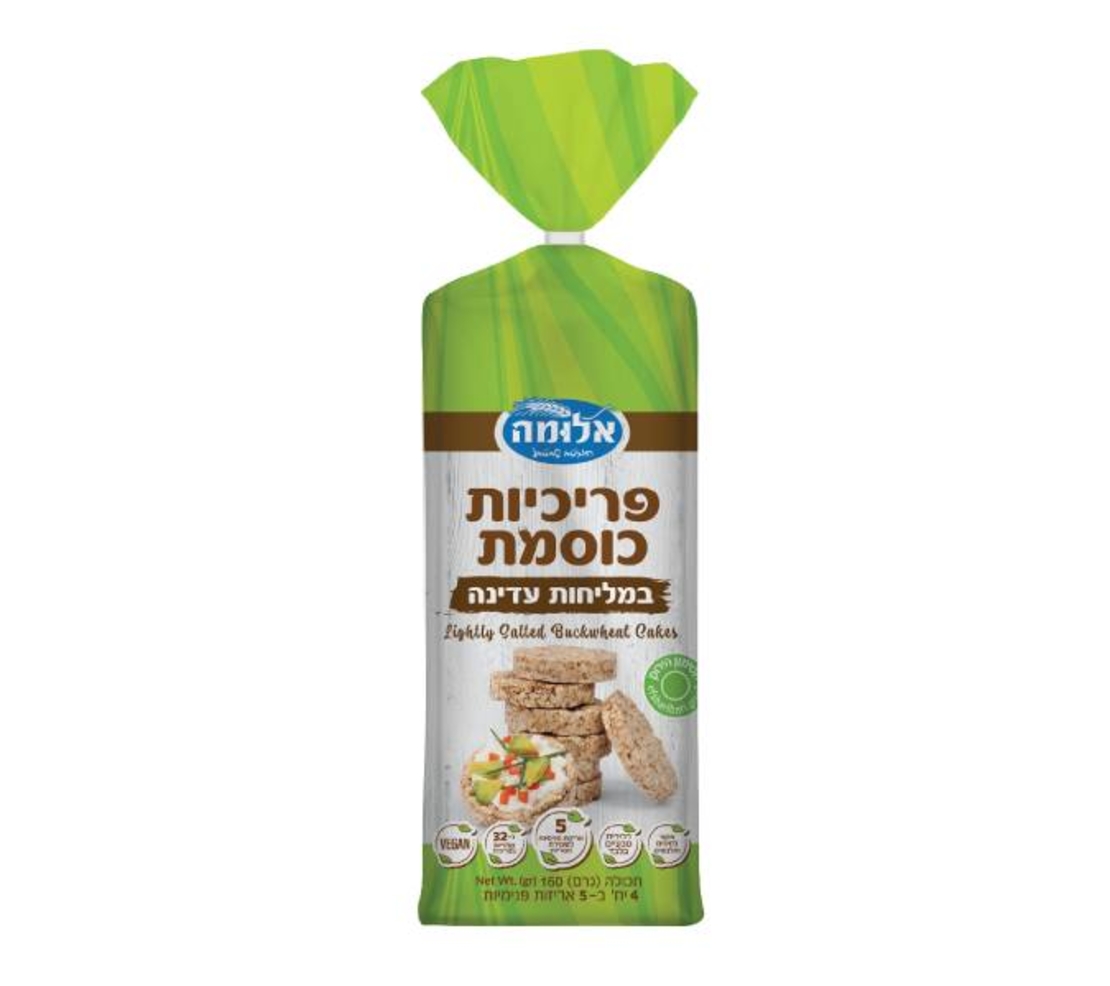פריכיות כוסמת במליחות עדינה - אלומה