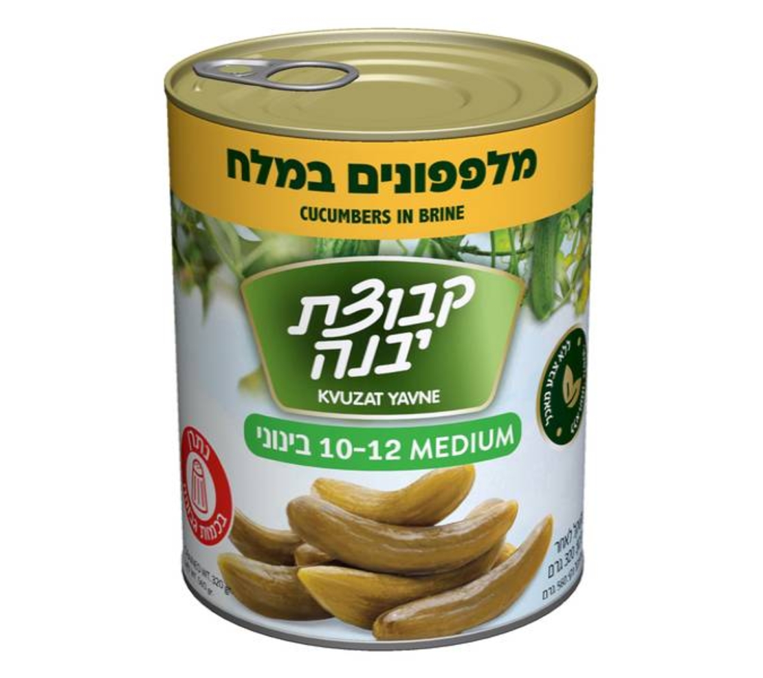 מלפפונים במלח בינוניים 10-12 - קבוצת יבנה