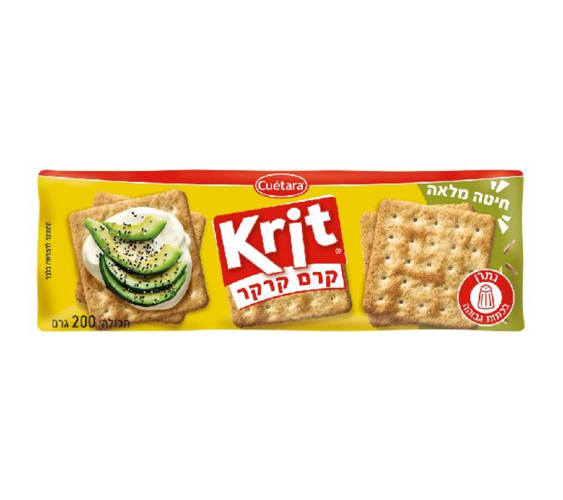 קריט קרם קרקר חיטה מלאה