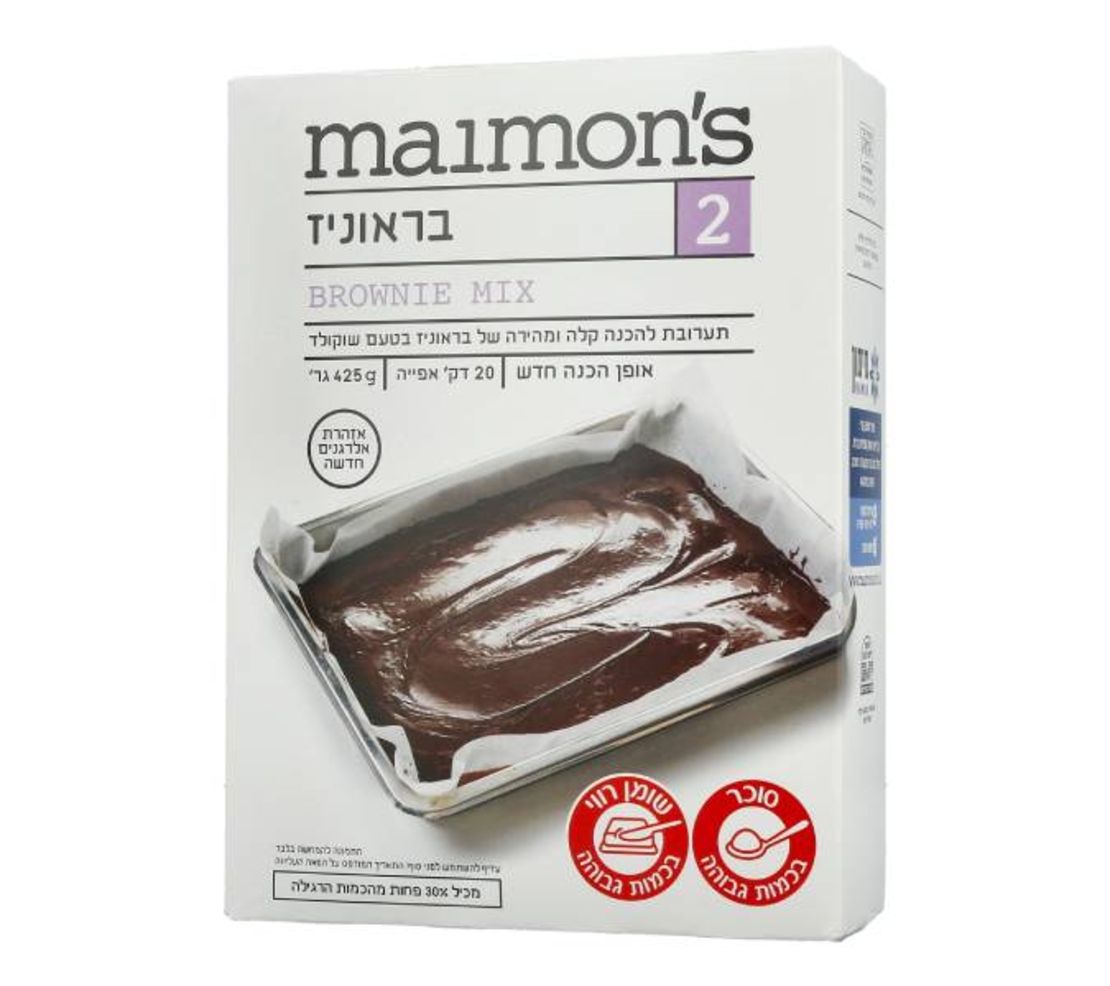 תערובת להכנת בראוניס - מימונס