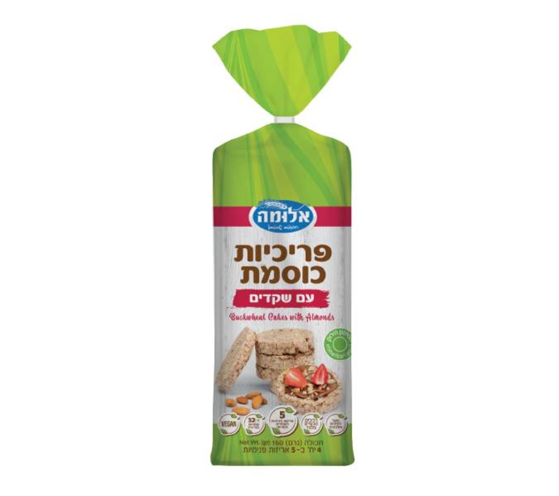פריכיות כוסמת עם שקדים עדינה - אלומה
