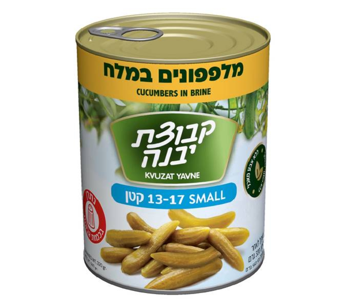 מלפפונים במלח קטנים 13-17 - קבוצת יבנה