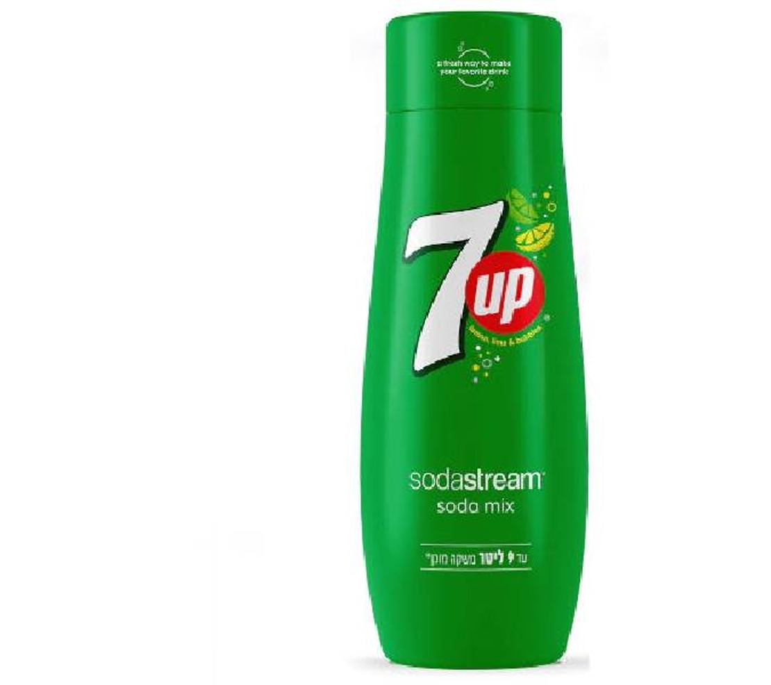 סירופ בטעם 7UP ליצירת משקה מוגז למכשירי SodaStream