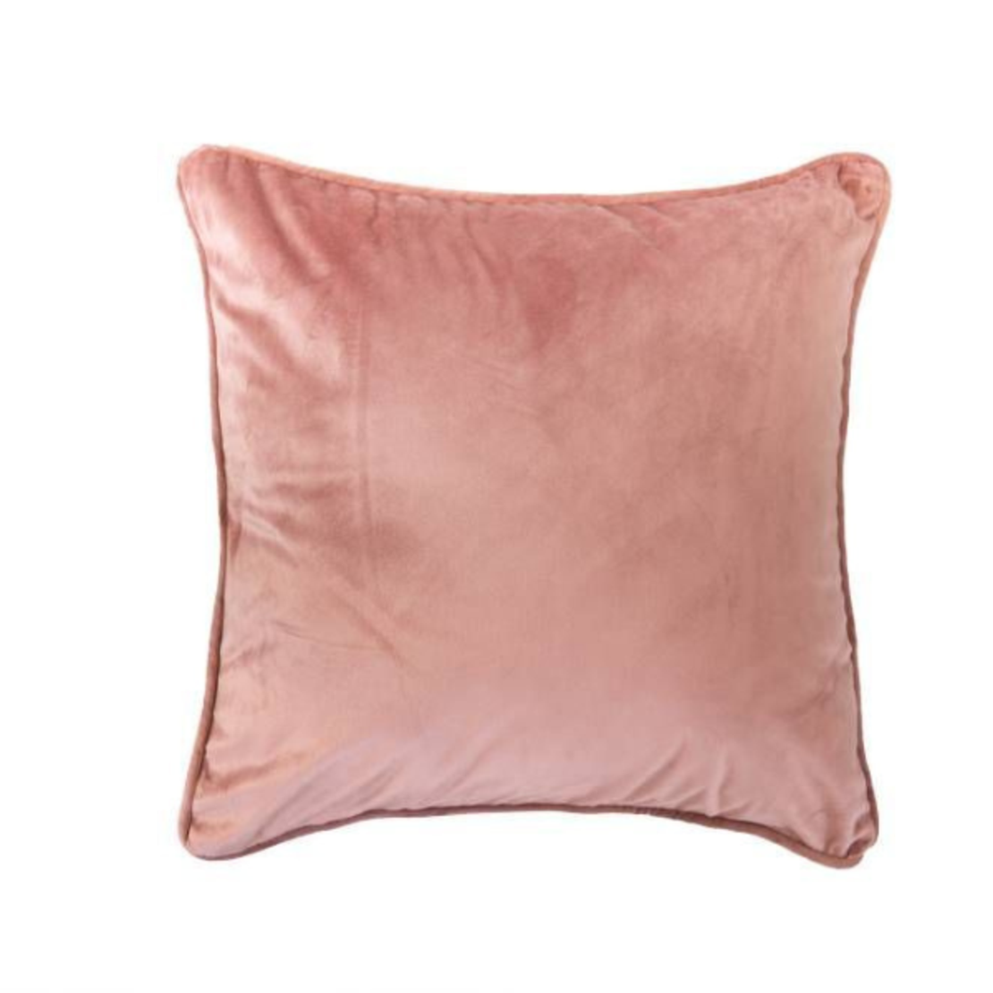 כרית נוי ורוד עתיק חלק