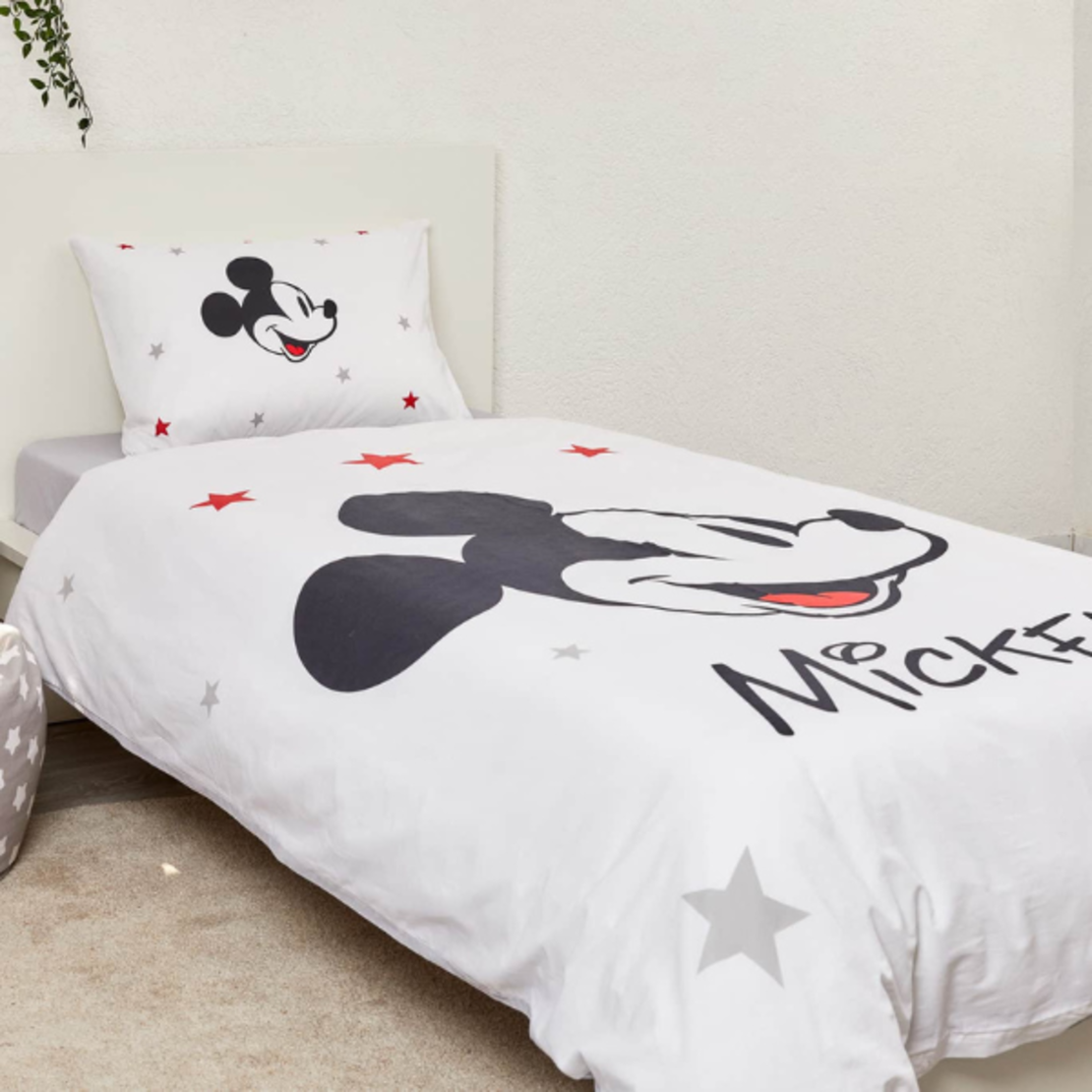 מצעי ילדים ונוער 100% כותנה- Mickey stars