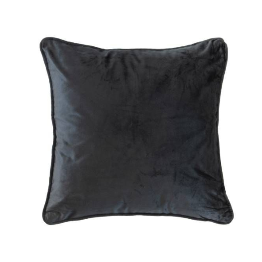 כרית נוי שחור חלק