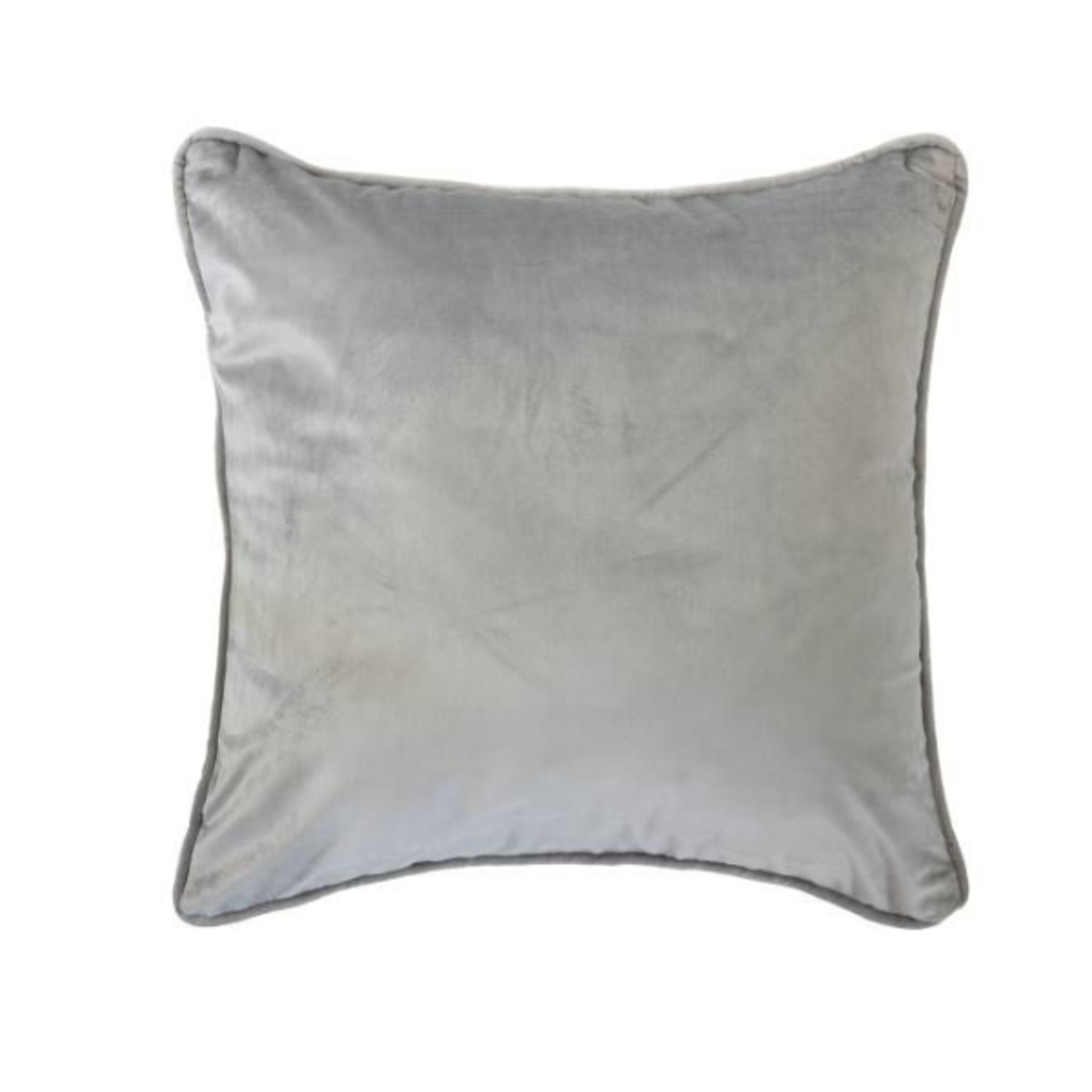 כרית נוי אפור בהיר חלק