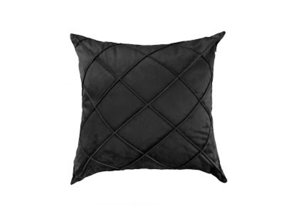 כרית נוי שחורה