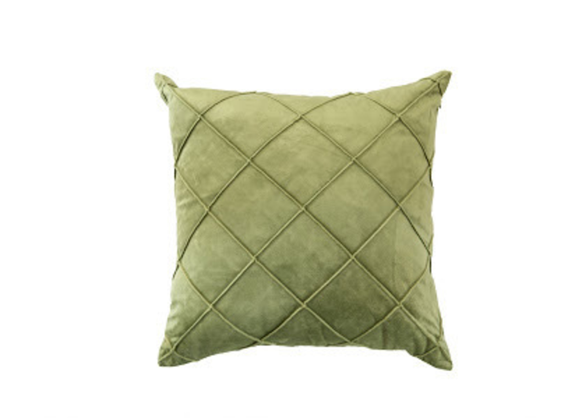 כרית נוי ירוק זית