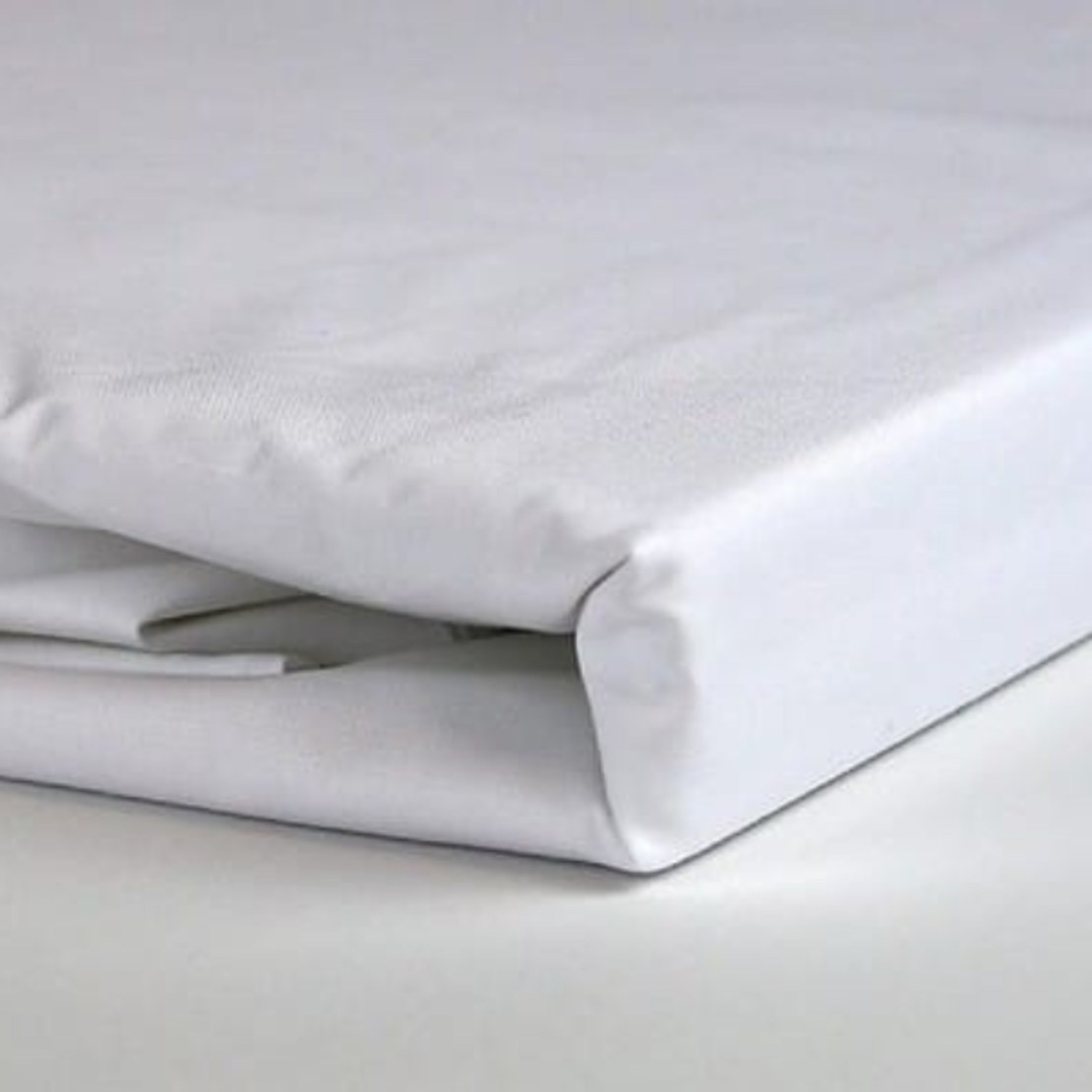 סדין כותנה לבן