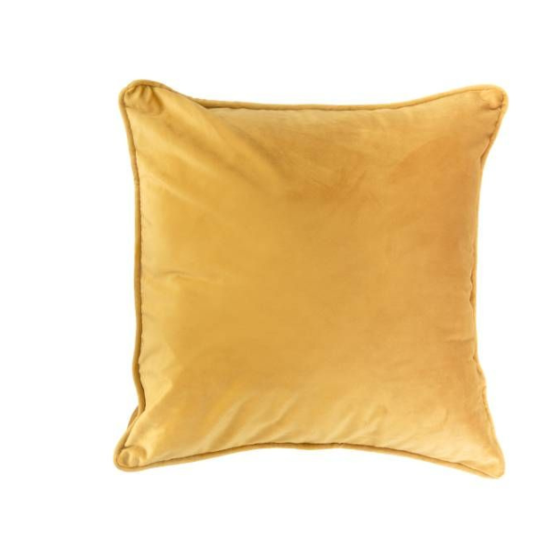 כרית נוי חרדל חלק