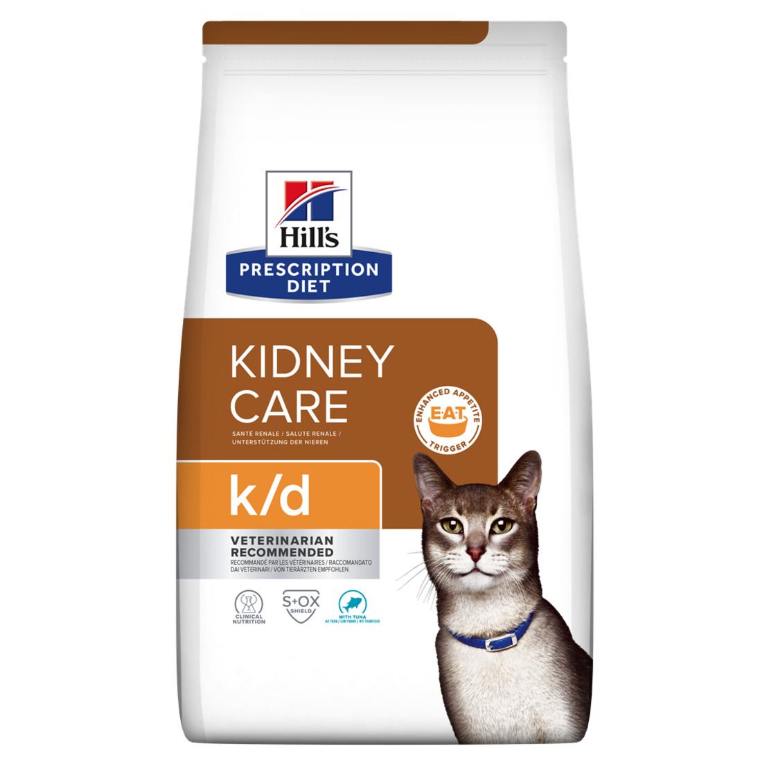 k/d | Hill's Prescription Diet קידני קייר לחתול, 3 ק
