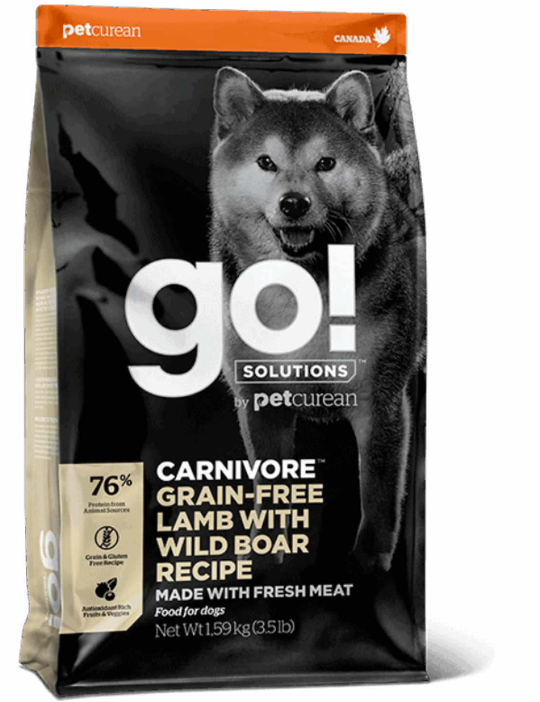 GO - גו קרניבור כבש וחזיר מזון לכלב 9.98 ק
