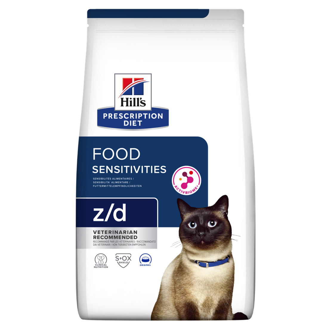 z/d | Hill's Prescription Diet רגישות למזון לחתול, 6 ק