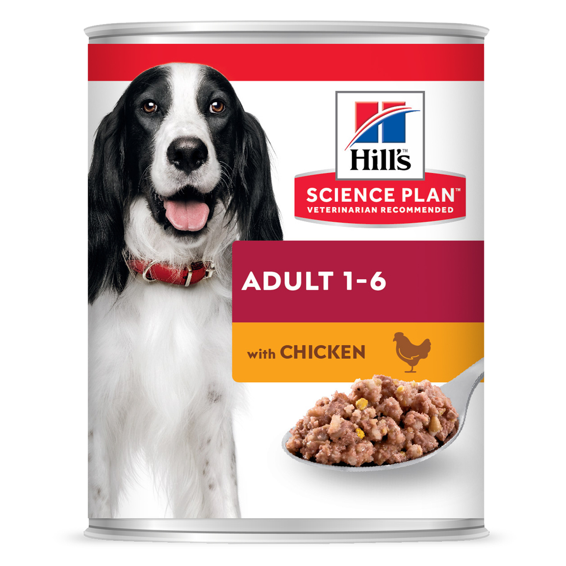 שימורי Hill's Science Plan לכלב בוגר (עם עוף), 370 גרם