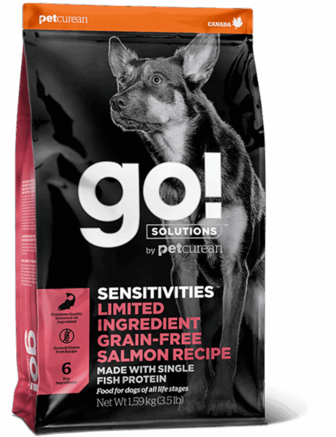 GO - גו סנסיטיב סלמון מזון לכלב 10 ק