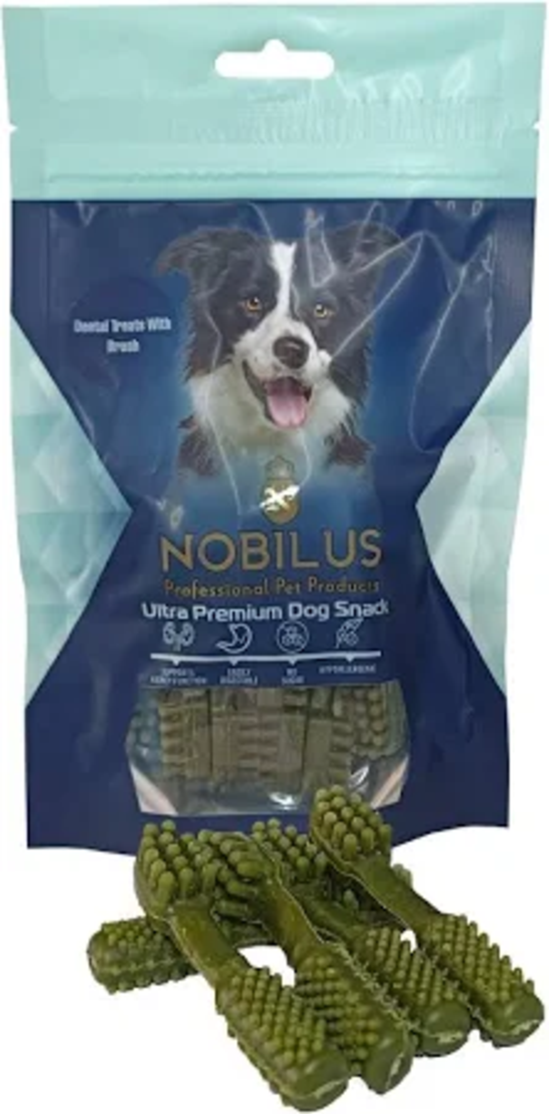 נובילוס חטיף מברשת דנטלית - 80 גרם